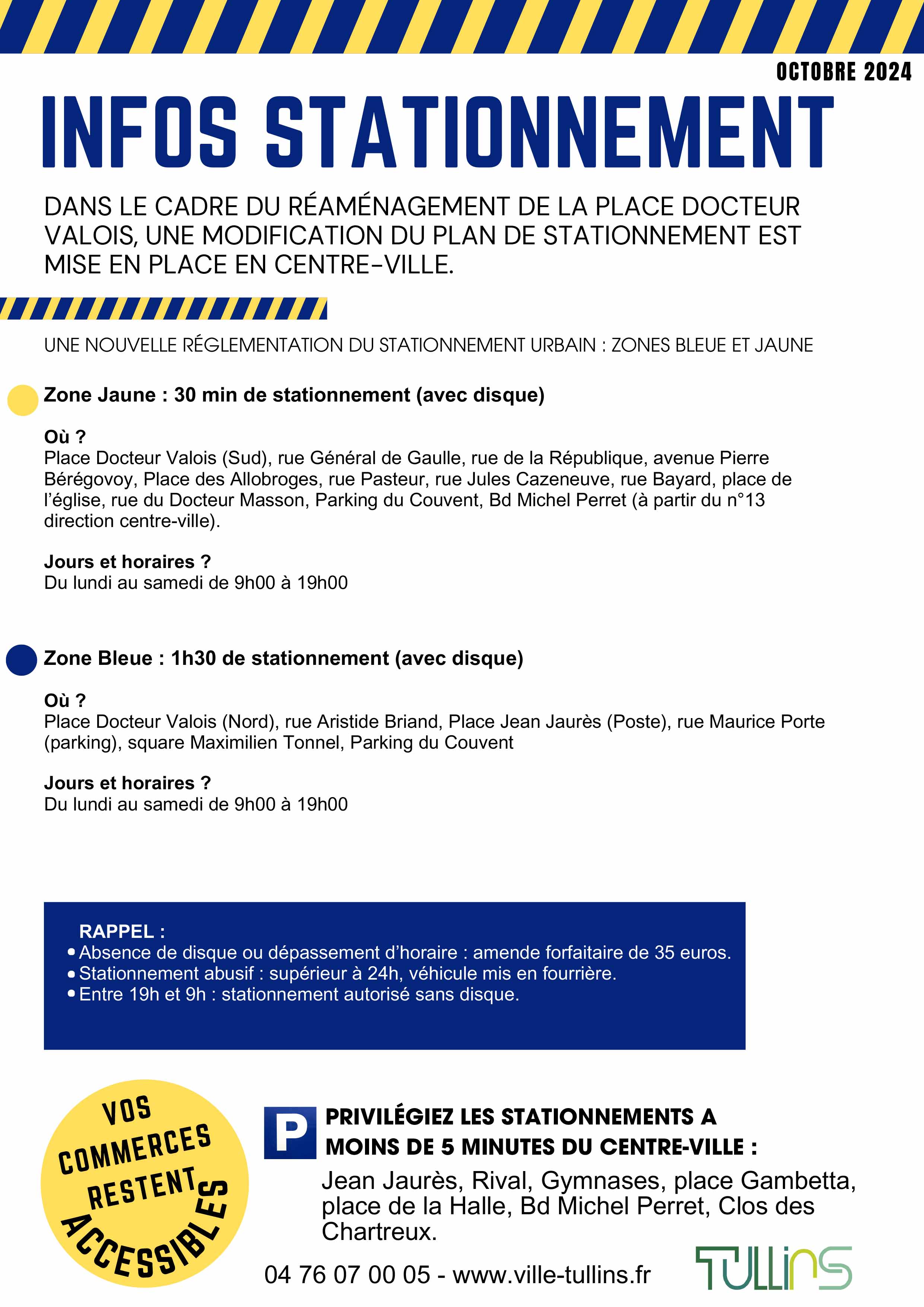 Infos stationnement