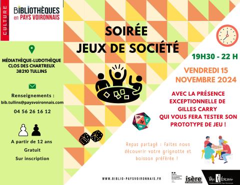 Soirée jeux de société