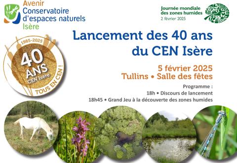 Lancement des 40 ans du CEN Isère